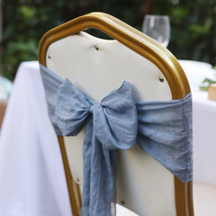 YICKYUE - 12PCS Wedding Chair Sashes Bow Knot Ribbon Tie Band for Party Hotel Event Banquet Birthday Graduations Engagements Chair Decor
