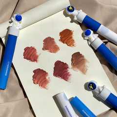 ELECOOL 6 Color Lip Gloss Matte Liquid Lipstick Makeup Soft Lasting Waterproof Red Bean Paste Lip Tint Lip Mud Korean Cosmetics