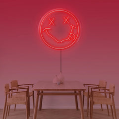 35cm Led Neon Sign Light Transparent Flex USB Powered Wall Hanging Bedroom Decor for Kid Smile Night Light Sign Gift for Wife