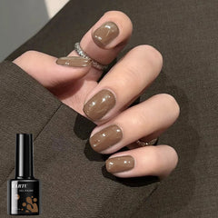 YICKYUE - 8ml Gel Nail Polish Rose Pink Red Gray Burgundy Nails Art Soak Off UV/LED Manicure Beautylux Vernis Semi Permanent Esmalte
