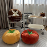 YICKYUE - 1pc Rustic Tomato Shaped Throw Pillow, Hand Washable Woven Polyester & Polypropylene, Multipurpose Decorative Cushion for Sofa, No Battery Required, Sewn Seam Closure, 180-200gsm