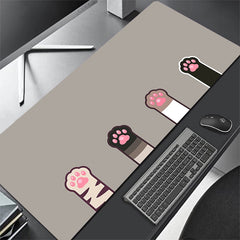 Large Anime Mouse Pad Pink Cute Cat Paw Gaming tapis de souris Kawaii Office Computer Mousepad XXL PC Gamer Laptop Desk Mat Rug