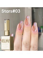 YICKYUE - 15ml Ice Candy Cat's Eye Gel Nail Polish, UV/LED Soak-Off, 6 Colors For Choose, Glossy Finish for DIY & Salon Use