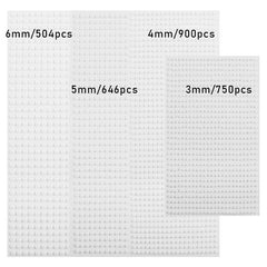 Yickyue 3D Syllable Face Tattoo Sticker Eyebrow Eye Shadow Sticker Diamond Self-adhesive Rice White Pearl Rhinestone DIY Decoration