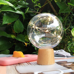 W&G LED Starry Sky Night Light Girls' Gifts Plug-in Table Lamp Bedroom Bedside Decoration Romantic Birthday Gift Light Wholesale