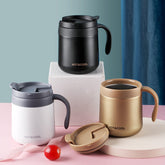Coffee Mug Vacuum Stainless Steel 304 Leak-Proof Thermos Travel Thermal Cup Filter Hot & Cool RR2092
