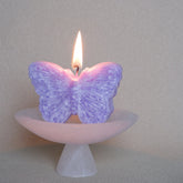 YICKYUE - Butterfly Aromatherapy Candle Butterfly Vanilla Flavor Candle Handmade Aromatherapy Birthday Gift Home Decoration
