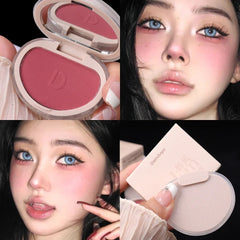 Yickyue Monochrome Blush Palette Cheek Tint Orange Peach Pink Blush Makeup Rouge Contour Shadow Palette Waterproof Women Blush Cosmetic