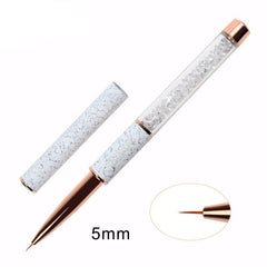 BQAN Marbled Rose Gold Nail Brush Gel Brush For Manicure Acrylic UV Gel Extension Pen For Nail Polish Painting Drawing Brush