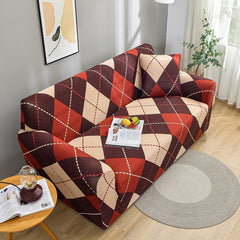 Afervor Anti-dust All-inclusive Tight Wrap Sofa Cover Geometric Simple Style Slipcover Loveseat Armchair Protector Couch Cover