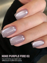 YICKYUE - 1PC 15Ml Light Purple Cat Eye, UV LED curing, long-acting fast drying nail art gel - ideal gift for women For Spring