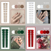 Short Square Head False Nails Press On Nails Top Forms For Nails Coffin Nail Tips Manicure Reusable False Nails Without Box