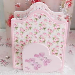 YICKYUE - Ceramic Placemat Retro Rose Printing Coaster Bowl Pots Mat Anti-scald Table Mats Elegant Pink Home Diningtable Decor Placemats