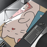 PC Gamer Cabinet Mouse Mat Desk Pad Cute Mousepad Anime Carpet Gaming Computer Mat Pad On The Table Pink Desk Mausepad 90X40 DIY