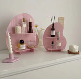 YICKYUE - Luxury Perfume Shelf Multi Layer Bedside Storage Rack Desktop Ins Decorative Ornaments Acrylic Aromatherapy Storage Decoration
