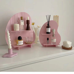 YICKYUE - Luxury Perfume Shelf Multi Layer Bedside Storage Rack Desktop Ins Decorative Ornaments Acrylic Aromatherapy Storage Decoration