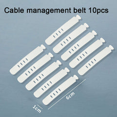 Cable Storage Box Transparent Plastic Data Line Storage Container for Desk Stationery Makeup Organizer, Key and Jewelry Box