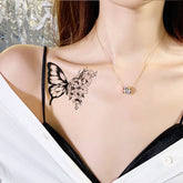 Waterproof Small Fresh Tattoo Stickers Butterfly Flower Temporary Sleeve Tattoo Waterproof Sexy Body Art Fashion