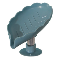 Tree Leaf Laundry Soap Dish Toilet Soap Shelf Vertical Suction Cup Wall Hanging Soap Holder Punch-free Water-free Storage Box