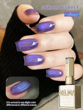 YICKYUE - 1PC aurora Purple cat Eye gel nail polish, UV LED curing, long-acting fast drying nail art gel