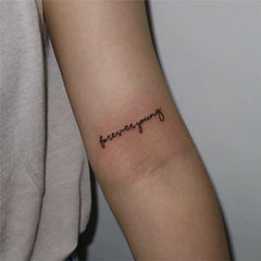 Sexy English Alphabet Design Waterproof Temporary Tattoo Sticker Female Male Arm Leg Fake Tattoo Letter Small Sticker