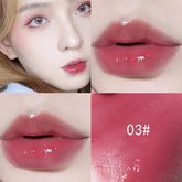 YICKYUE Mirror Water Lip Gloss Moisturizing Lip Glaze Lip Tint Korean Cosmetics Shiny Lipstick Shimmer Long Lasting Lip Makeup Beauty