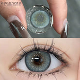 YICKYUE - colored contact lenses for eyes Contacts Lenses Colorful Makeup Green Eyes Lenses Yearly 2pcs/pair Eye Cosmetics Pupil