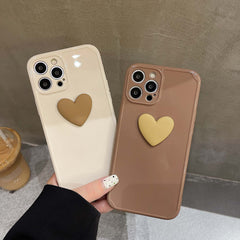 3D love phone case for iphone 12 11 pro max mini xsmax 7 8 plus x xr cute heart couple cover soft silicone protective shell capa