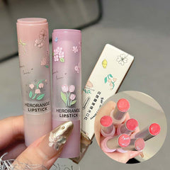 YICKYUE - 6 Colors Jelly Lip Glaze Non-stick Lip Tint Moisturizing Crystal Lipstick Mirror Water Solid Lip Gloss Glass Tea Makeup Cosmetic