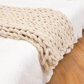 Large Soft Hand Chenille Knitted Blanket Thick Yarn Knitting Sofa Throw Blanket Winter Blankets Drop Shipping