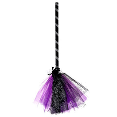 Costume Accessory Witch Broom Kids Cosplay Gift For Halloween Lightweight Dress Up Cute Party Photography Prop Toy Masquerade