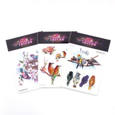Waterproof Temporary Tattoo Decal Bird Arm Leg Tattoo Flash Fake Tattoo Body Art Sticker For Men Women