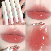 Yickyue Jelly Lip Glaze Transparent Mirror Water Lipstick Crystal-frozen Moisturising Waterproof Non-stick Cup Lip Gloss Korean Cosmetic