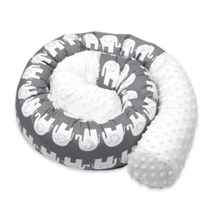 High Quality Print Bubble Velvet Crib Bumper Soft Cozy Baby Bedding Around Bumpers Newborn Kid Protector Pillow Bebe Room Decor
