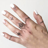 Waterproof Temporary Tattoo Sticker Sexy Back Of Hand Design Body Art Fake Tattoo Flash Tattoo Back Of Hand Female Male