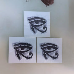 3D Black Devil Eye Tattoo Sticker Eye Symbol Body Art Decoration Cool Waterproof Lasting Temporary Tattoo Sticker Men Women