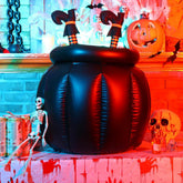 YICKYUE - Large Inflatable Halloween Cauldron St Patrick Cauldron Pot Of Holder Candy Cauldron Kettles Witch’s Cauldron Party Decoration