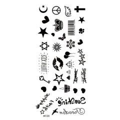 Flower Tattoo Stickers Dragon Butterfly Black Flower Totem Tattoo Stickers Tattoo Stickers Sexy Body Art Fashion For Woman