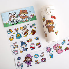 Original Cute Hand Account Hand Account Heat Preservation Cup Mobile Phone Sticker PVC Electric Car Helmet Waterproof Sticker