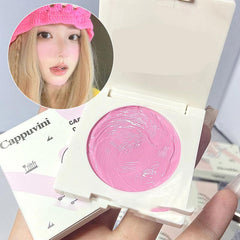 YICKYUE - Milk Cream Face Makeup Blusher Natural Smooth Nourishing Cheek Blush Gel Long Lasting Grape Purple Rouge Mud Pigmented Cosmetic