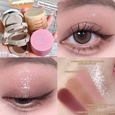 Yickyue 4 Layers Matte Eyeshadow Natural Long Lasting Color Rendering Fashion Glitter Pearlescent Eye Shadow Contouring Palette Cosmetic
