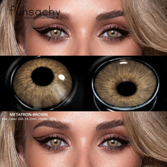 YICKYUE - 2pcs New Natural Contact Lenses for Eyes Colorful Blue Beautiful Pupil Contact Lens Purple Color Eye Lens Free Shipping