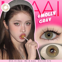 YICKYUE NEW Colored Contact Lenses Big Eyes Lens Blue Eye 14.5mm Contacts Lens Green Lens Beauty Women Makeups Lens Health Care