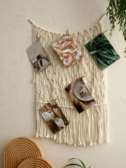 YICKYUE - DIY Photo Hand Woven Tapestry Bohemian Wall Hanging Decorations Suitable for Boho Bedroom Nursery Room Nursery Wall Decor Gift
