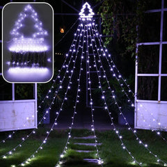 Outdoor Lawn Christmas Tree Led Lights String Christmas Decoration Hanging Lights Fairy Xmas String Lamps New Year Gifts Navidad