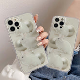Cool rabbit cute cartoon silicone cover for iphone 12 11 pro max mini 8 plus xs max 7 x xr lovely bunny cover capa shell