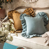 Yickyue Vintage Living Room Cushion Aesthetic Kawaii Hugging Linen Cushions Designs Modern Filling Decoration Maison Home Decorations