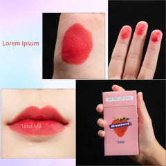 Creative Cotton Swabs Cigarette Case Lip Gloss Lip Stain Easy To Color for Beginners Portable Nude Makeup Natural Lip Makeup