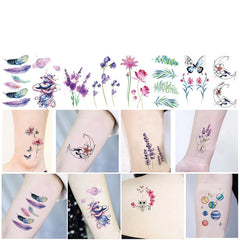 Tattoos And Body Painting One-time Tattoos Semi-permanent Temporary Tattoo Butterfly Tattoo Stickers Tattoo Temporary Women's