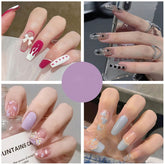 24pcs/set Detachable Butterfly Rhinestone Ballerina False Nails Wearable Press On Nails Coffin Fake Nails Full Cover Nail Tips